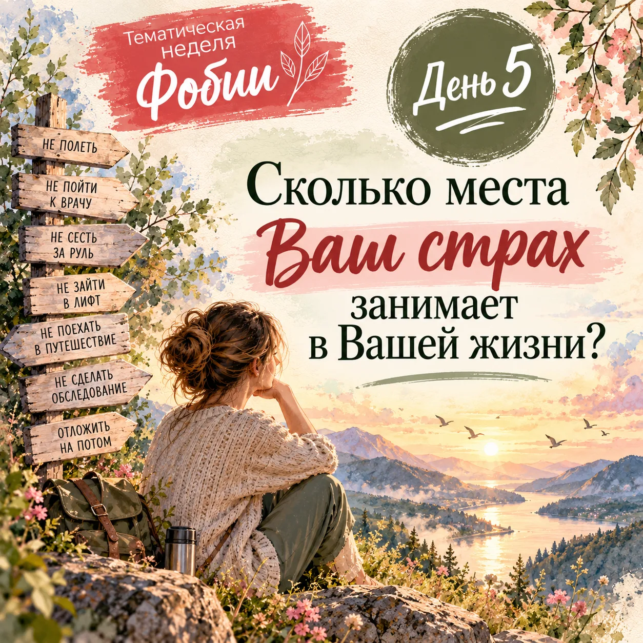 Всю эту неделю мы говорили о страхах.