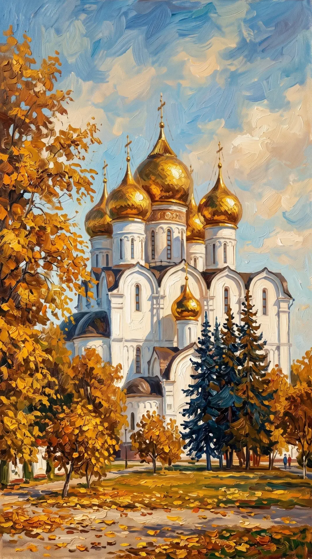 Золотая осень в Ярославле на картинах 🍂