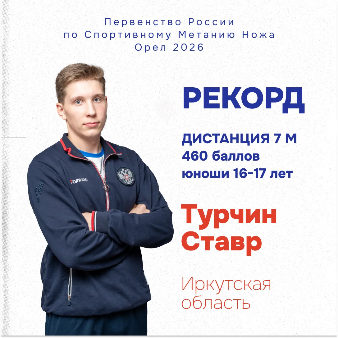 🏆 Спортивное метание ножа — новые рекорды на первенстве России в Орле!