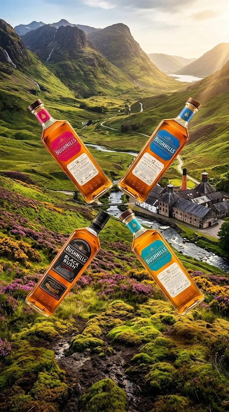 Коллекция Bushmills из Ирландии.