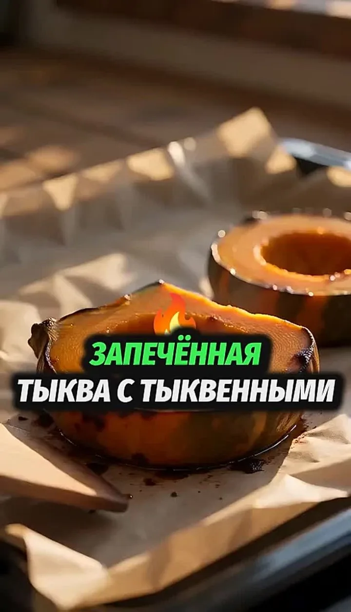 "Осенью тянет на тёплую еду, а желудок часто просит что-то мягкое. Как запечь тыкву в д...