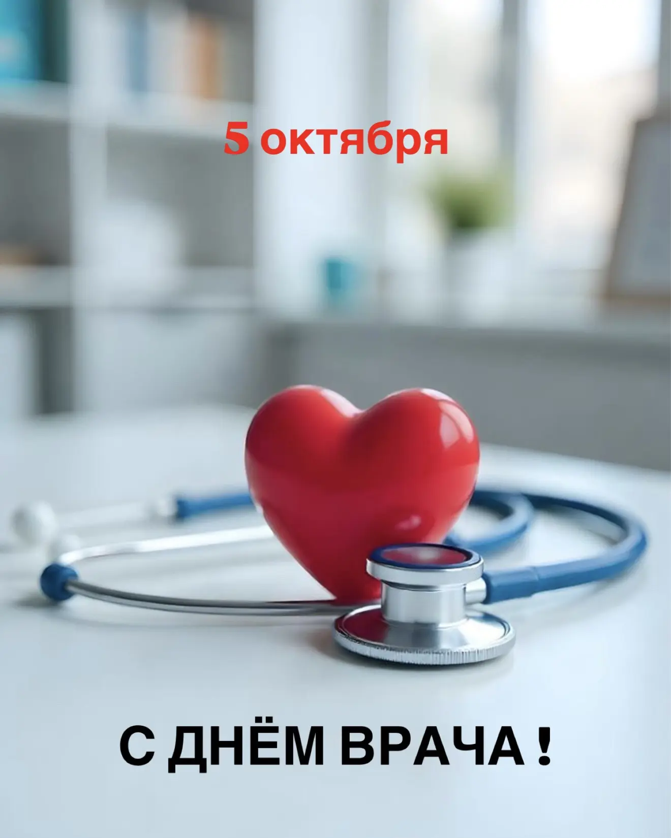 Сегодня, 5 октября, мы отмечаем Международный день врача! 🩺
