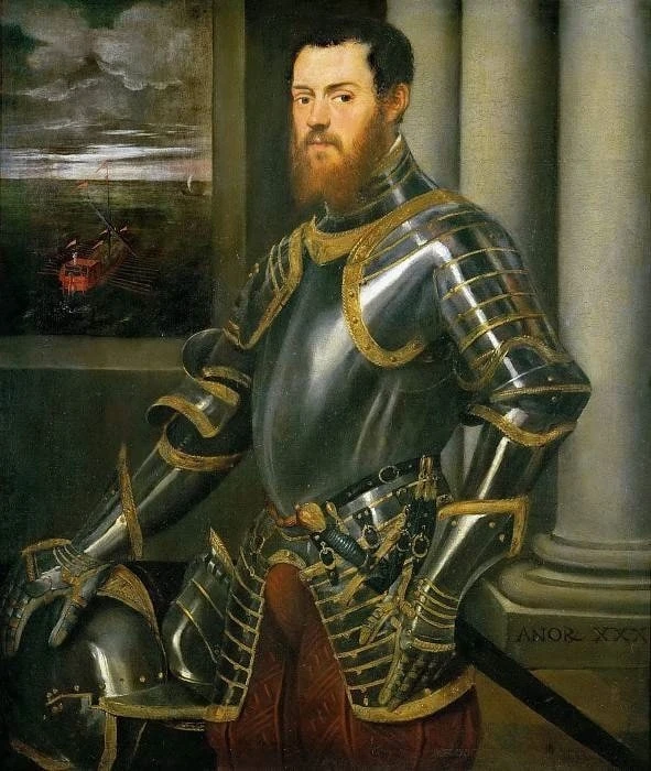 Портрет кисти Якопо Робусти, более известного как Тинторетто (1518 или 1519–1594).