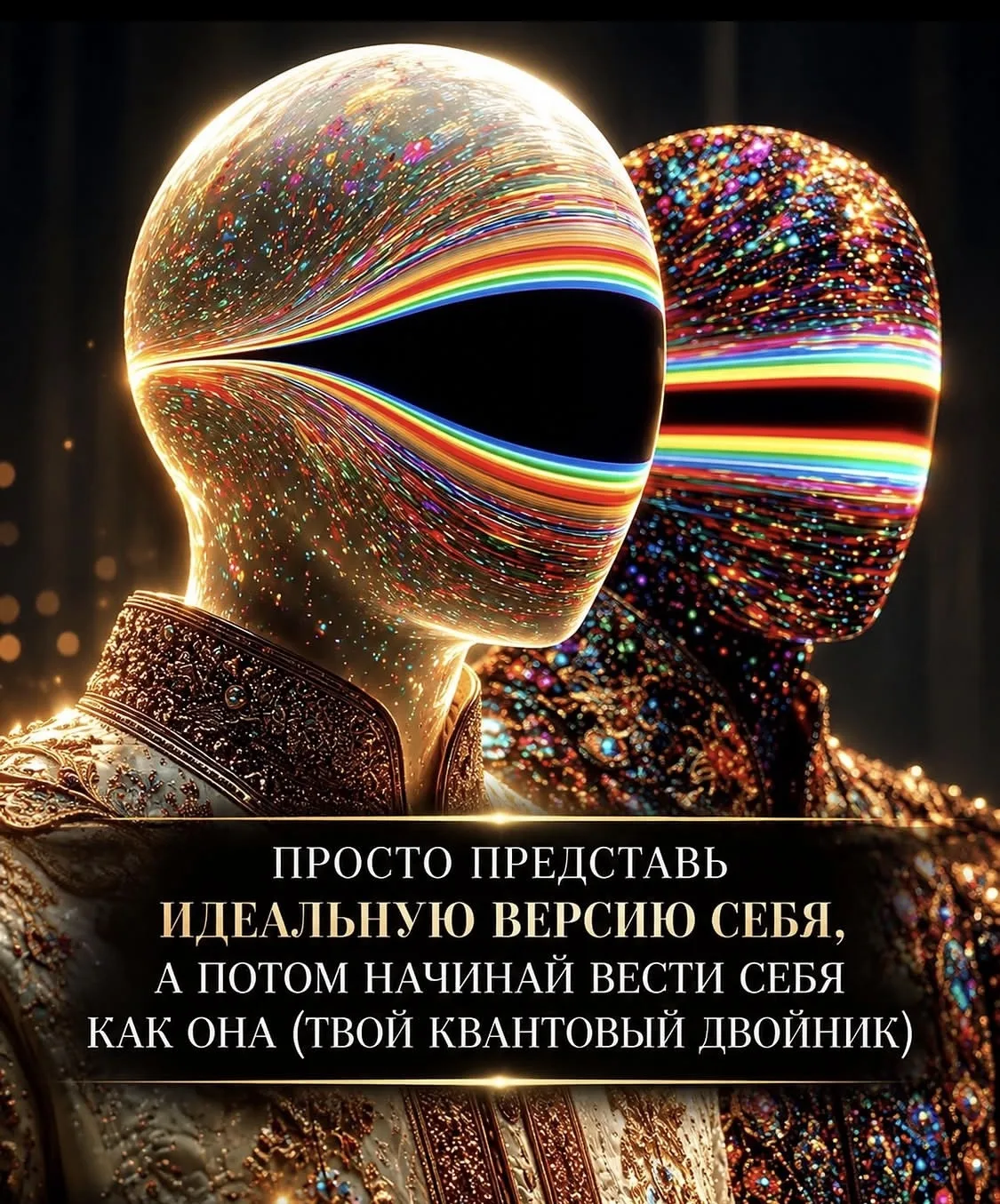 Тоже самое в отношениях. Просто представь себя в идеальных отношениях и начни вести себ...