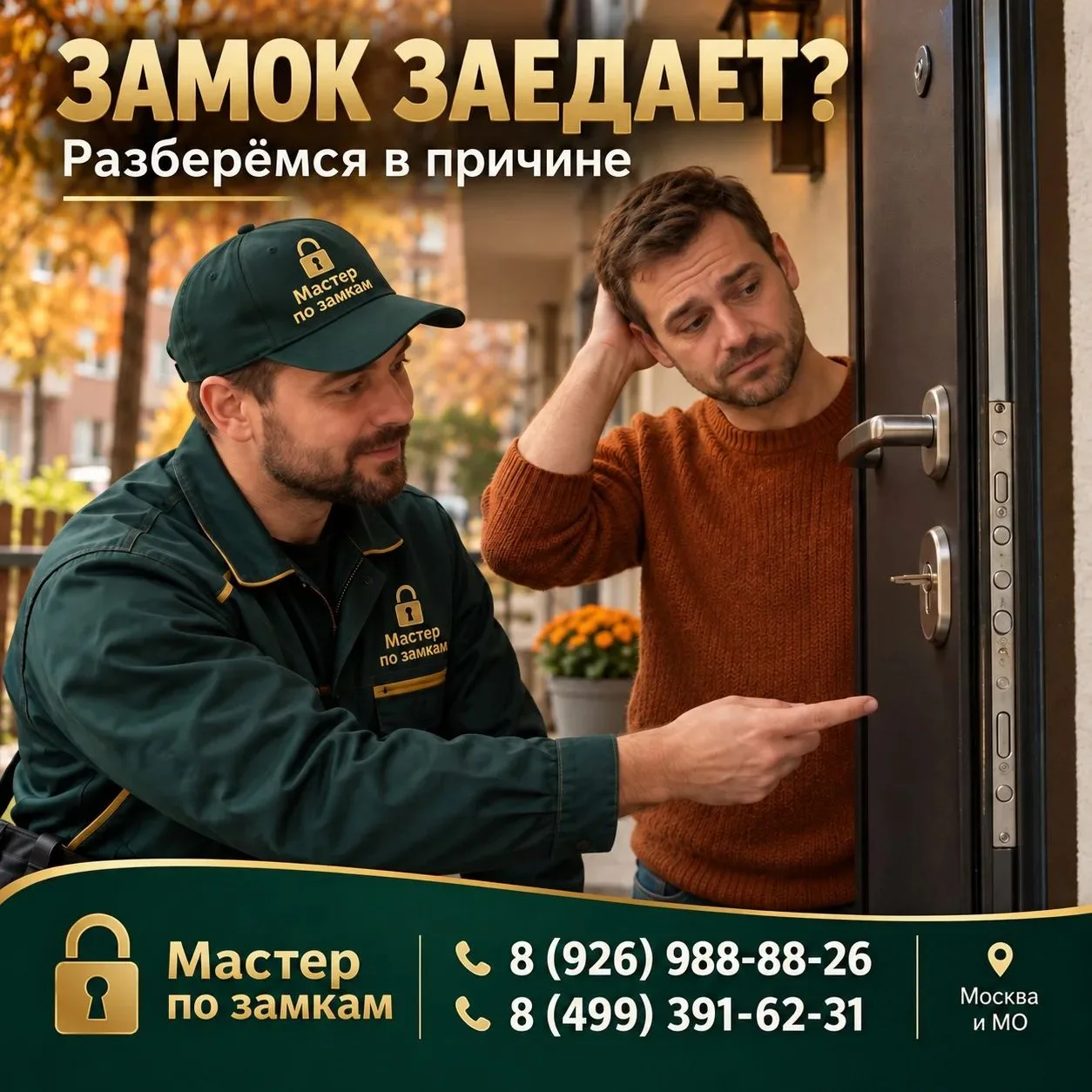 🔑 Замок открывается с пятого раза? Это уже не особенность характера.