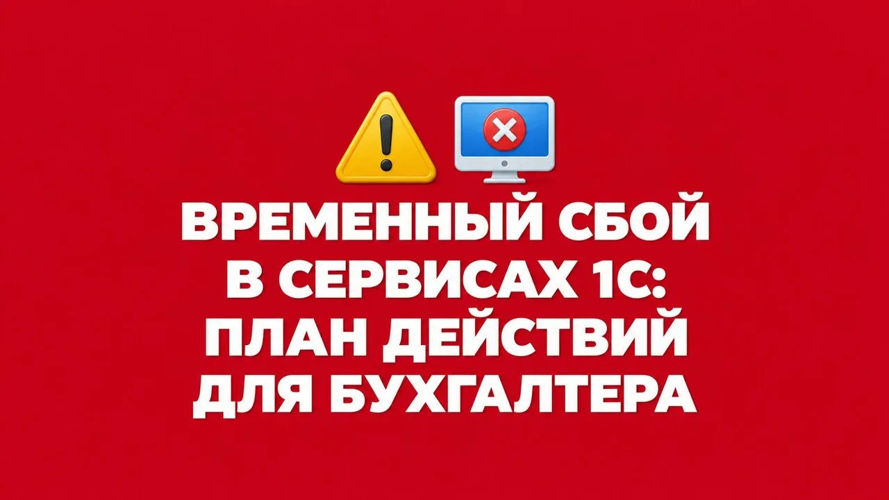 ⚠ С 11 октября в работе 1С-Отчетности, 1С-ЭДО и 1С-ЭПД возникли перебои из-за инцидента...