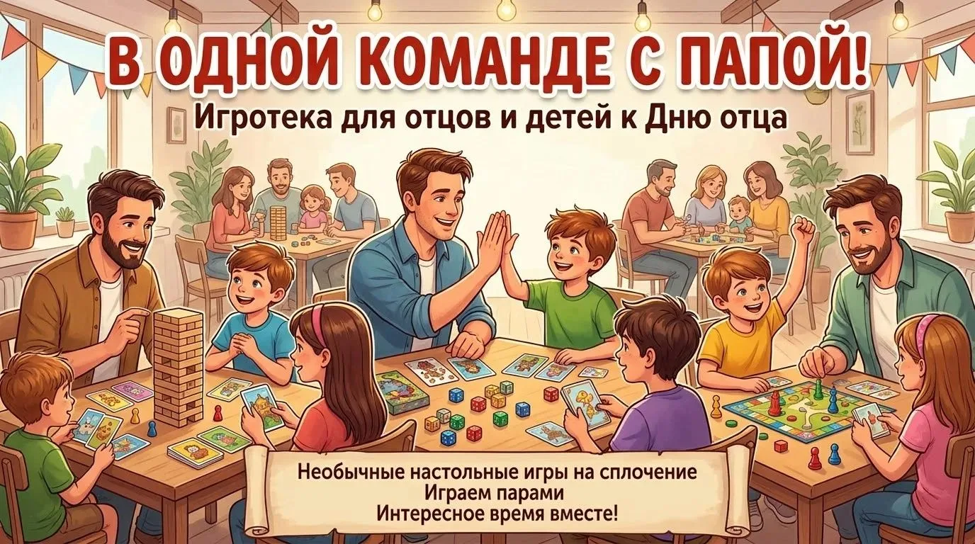 В одной команде с папой!