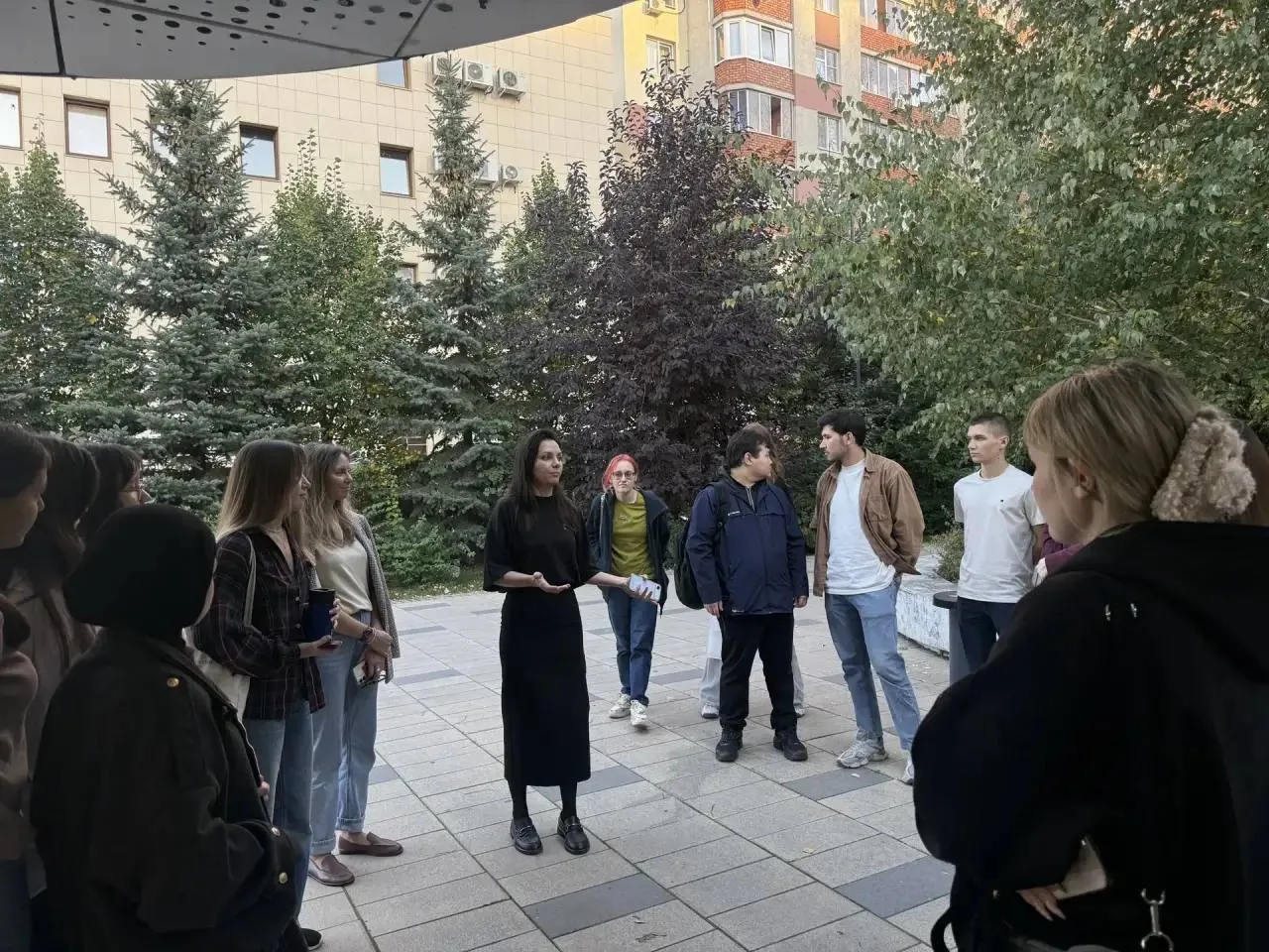 Студенты группы 12‑507 кафедры Архитектуры и медиаискусства вышли на практическое занят...
