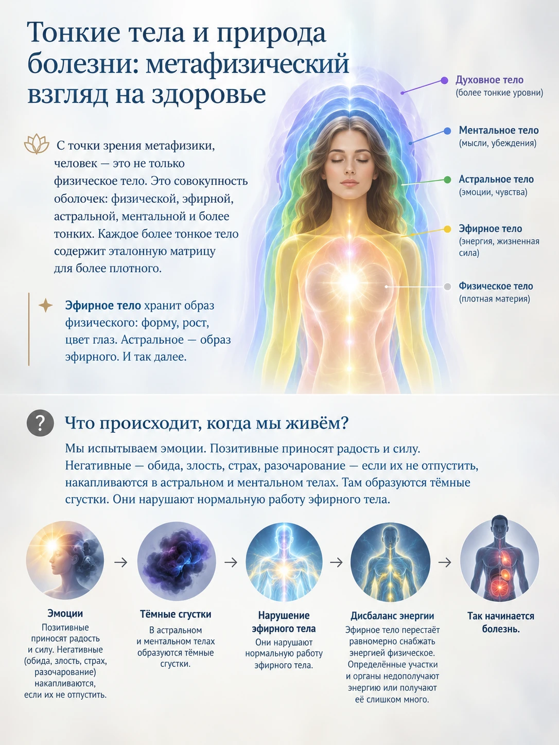 «Тонкие тела и природа болезни: метафизический взгляд на здоровье»