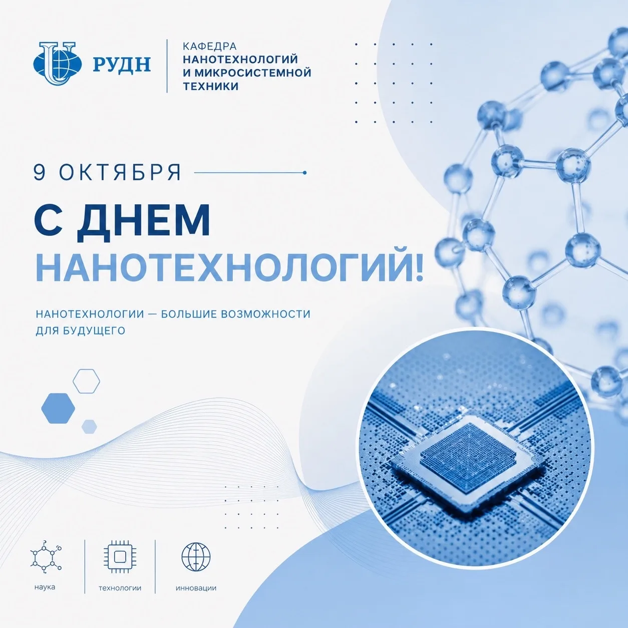 С Днём нанотехнологий! 🔬💙