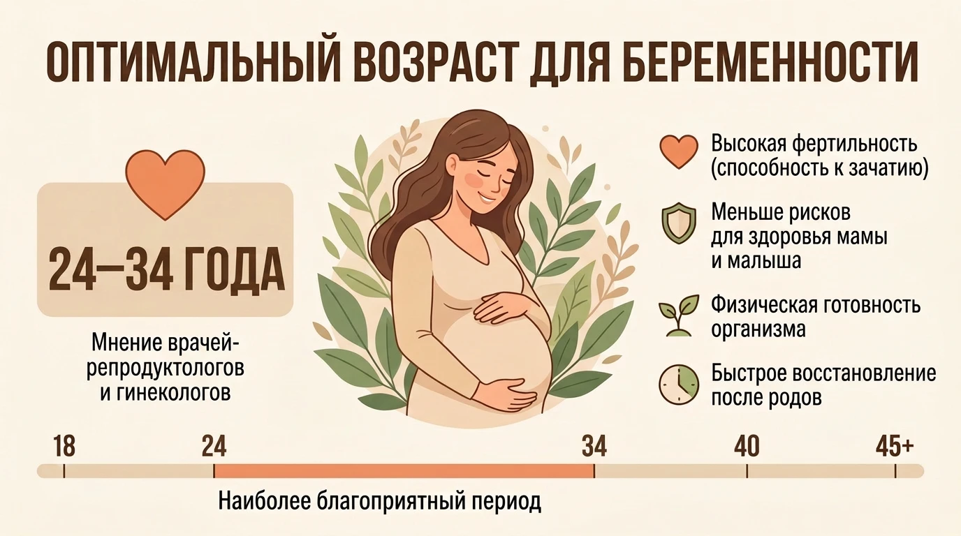 Гинеколог из ЕАО назвала оптимальный возраст для беременности
