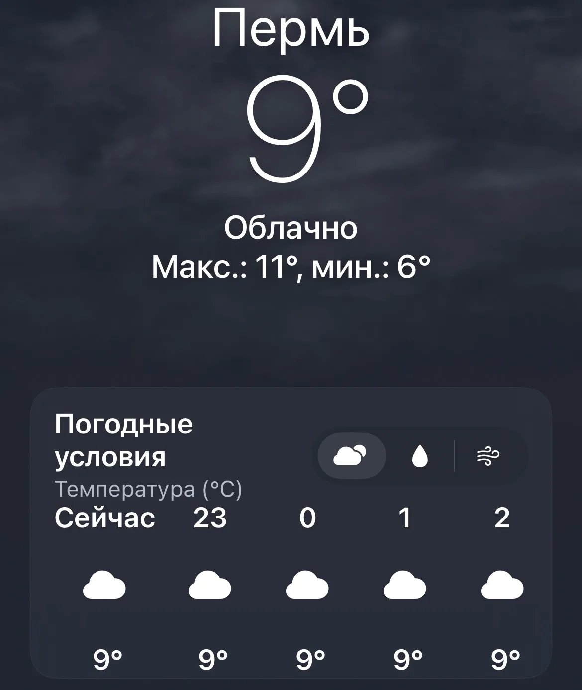 🌘 Погода сейчас