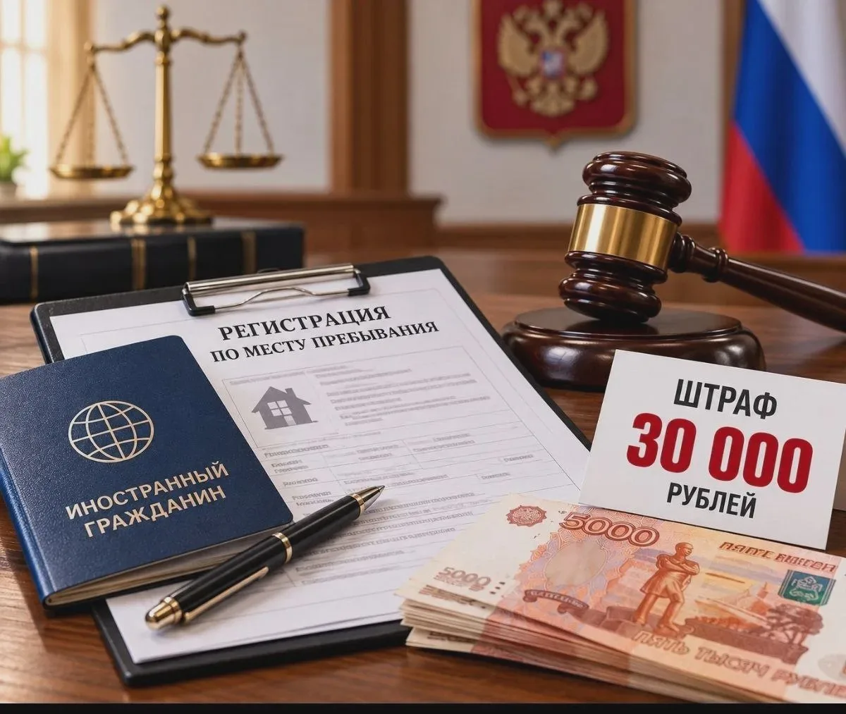 Штраф за фиктивную регистрацию иностранца