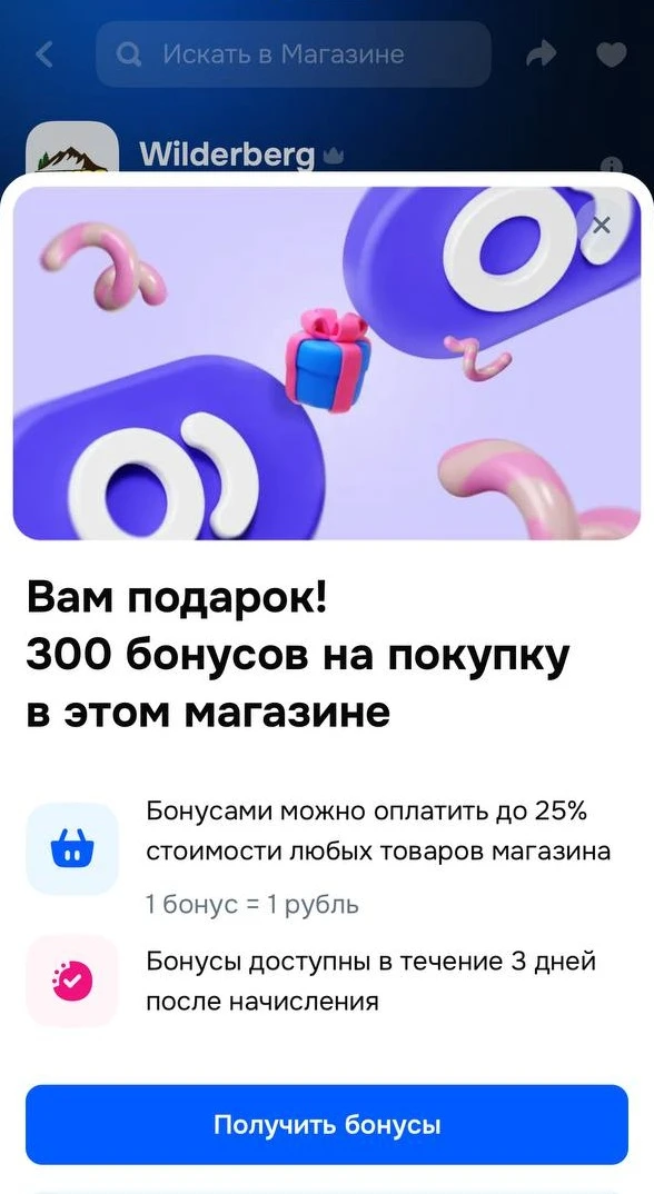 300 бонусов продавца