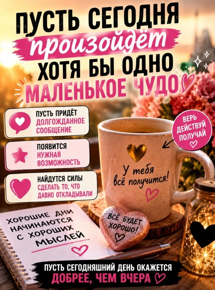 ВСЕМ, доброе утро! 🌸