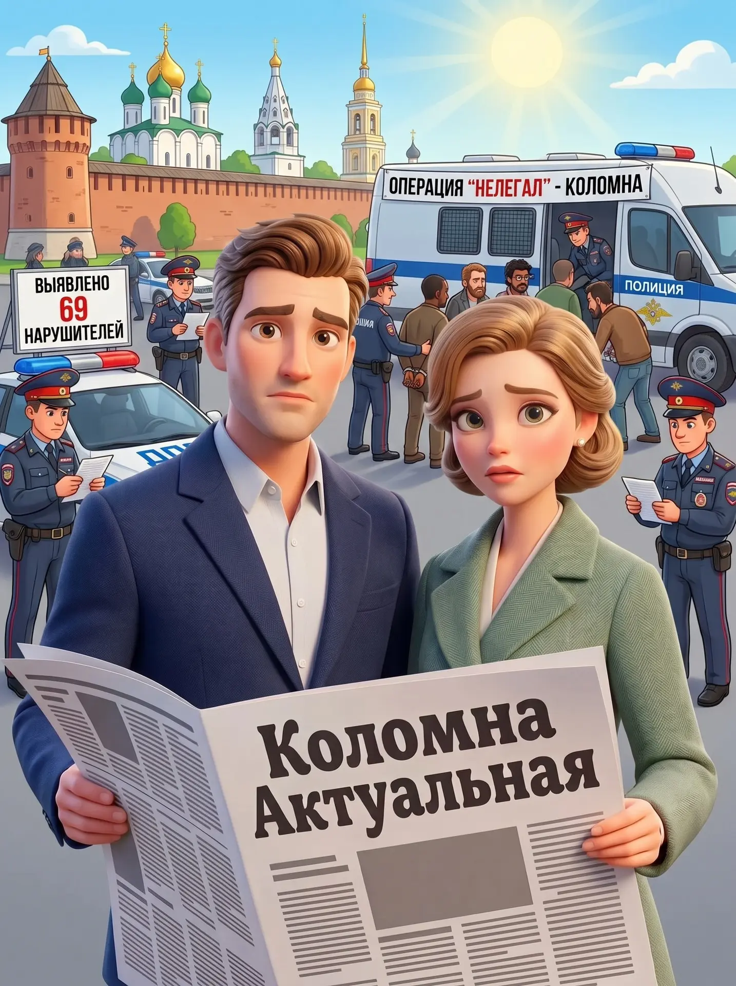 ⚡️😍В Коломне полицейские провели оперативно-профилактическое мероприятие «Нелегал»