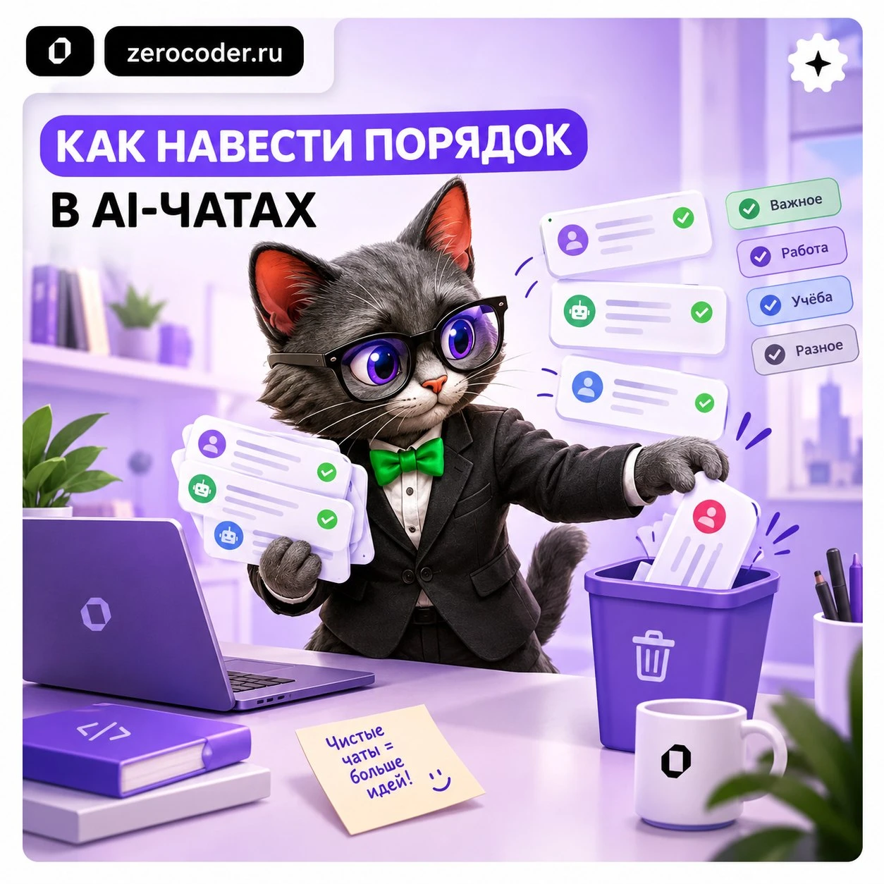 🗂 Признавайтесь: сколько у вас чатов с названием «Новый чат»?
