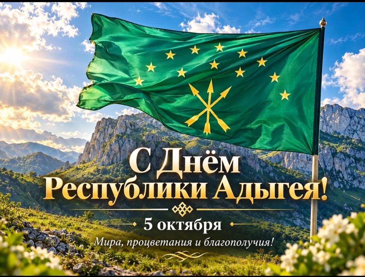 ❇️⚜️5 октября отмечается День образования Республики Адыгея праздник, объединяющий всех...
