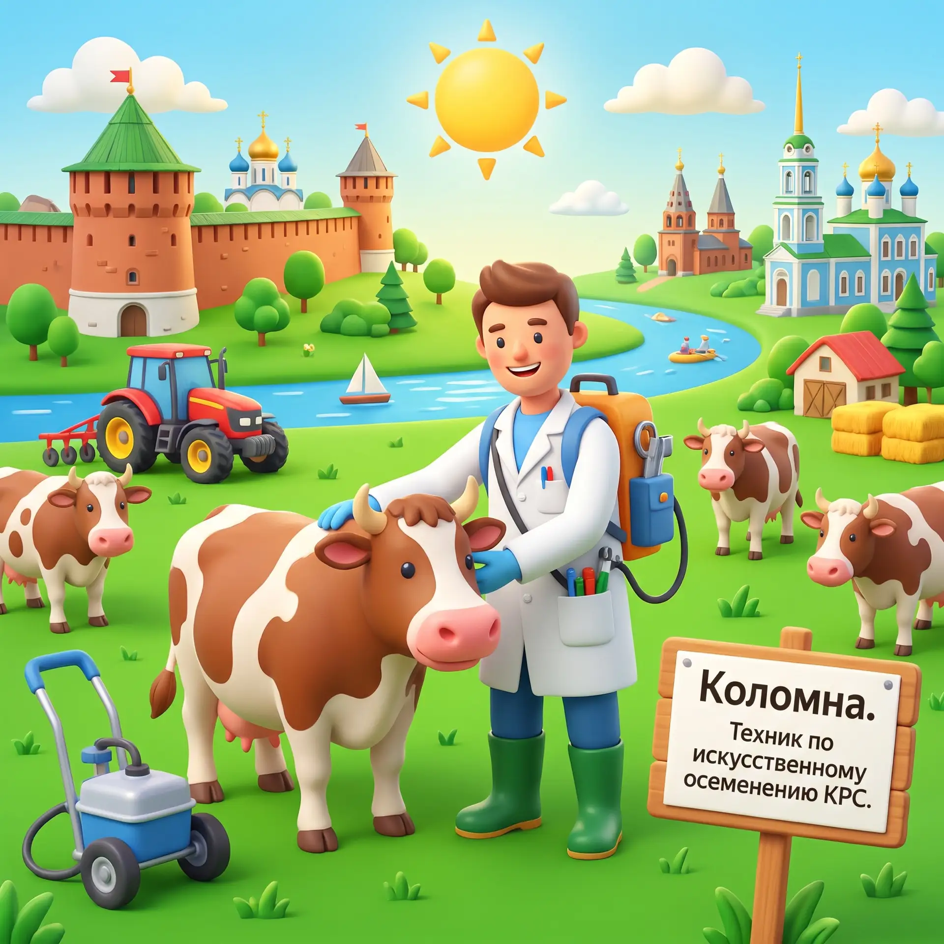 Коломна. Техник по искусственному осеменению животных (КРС)