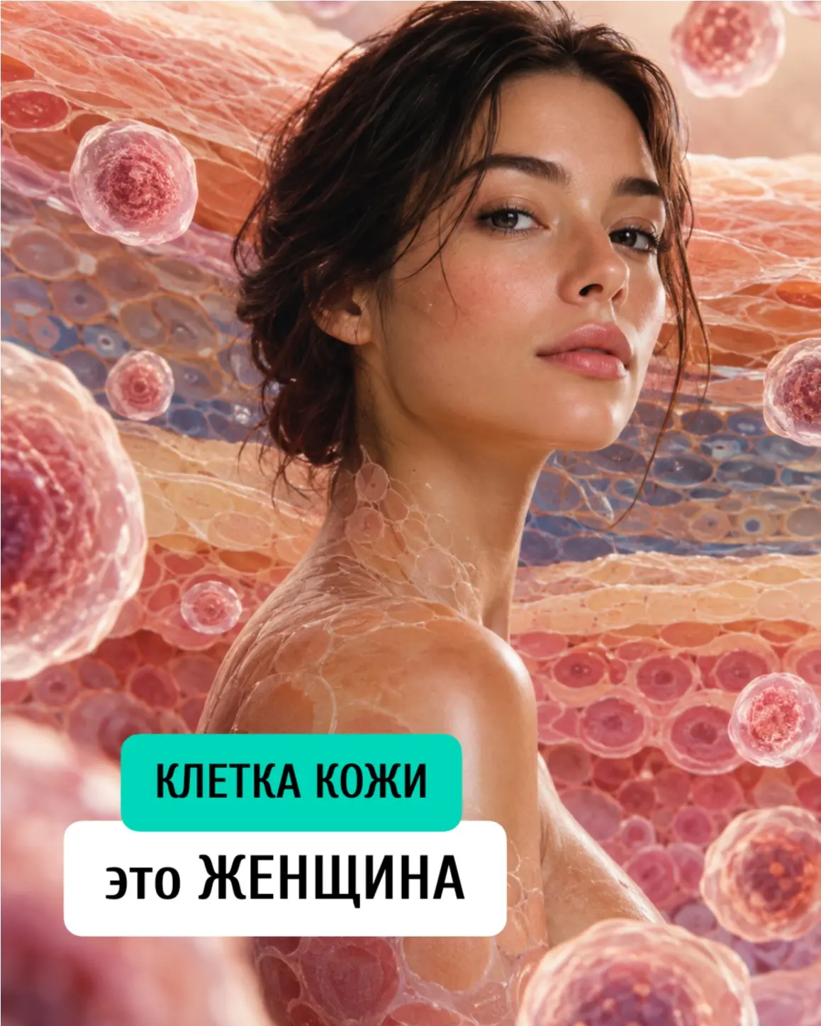Каждая клетка кожи — это женщина.