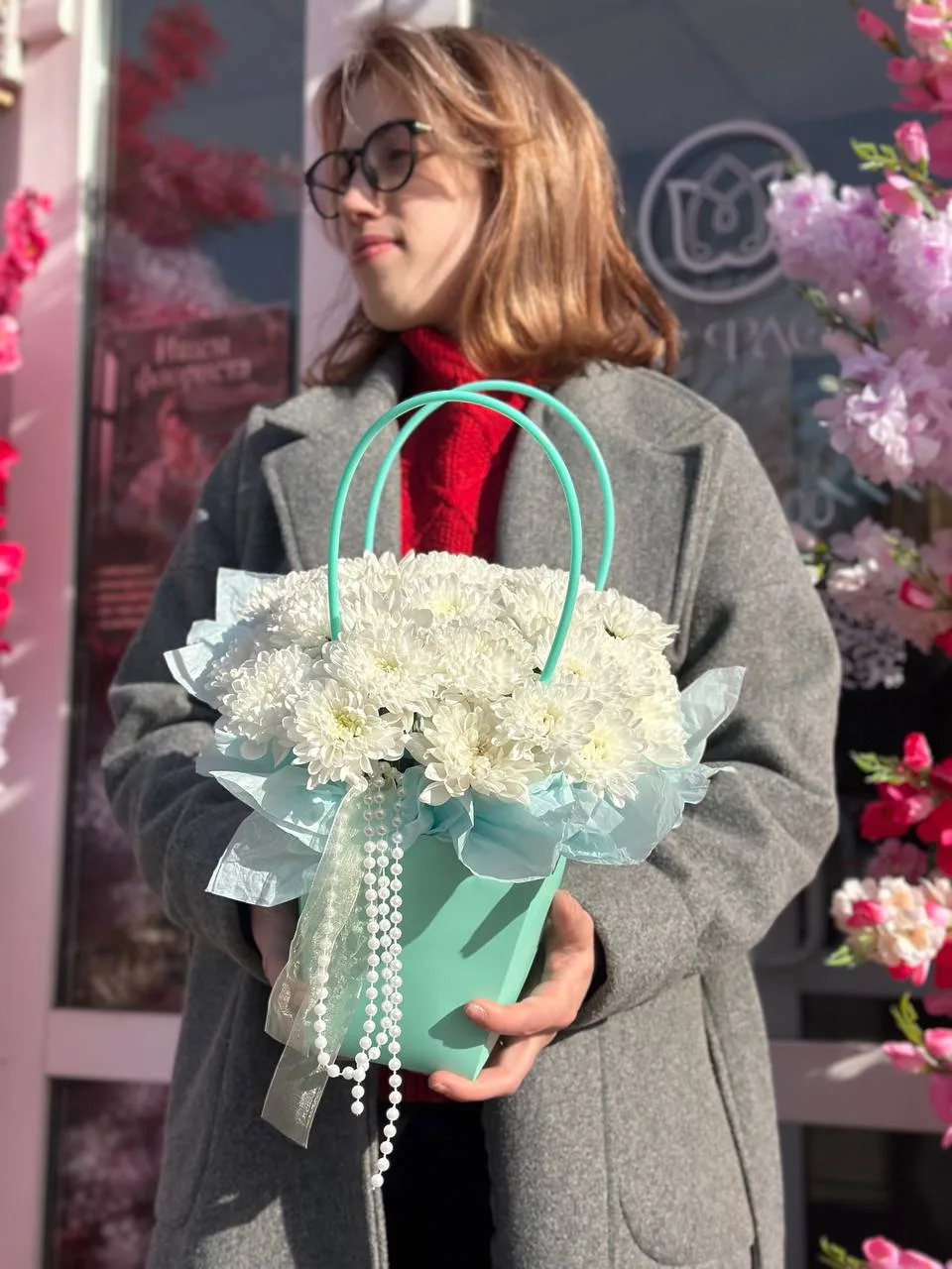 Жемчужная сумочка из хризантемы 1️⃣8️⃣2️⃣6️⃣🐚