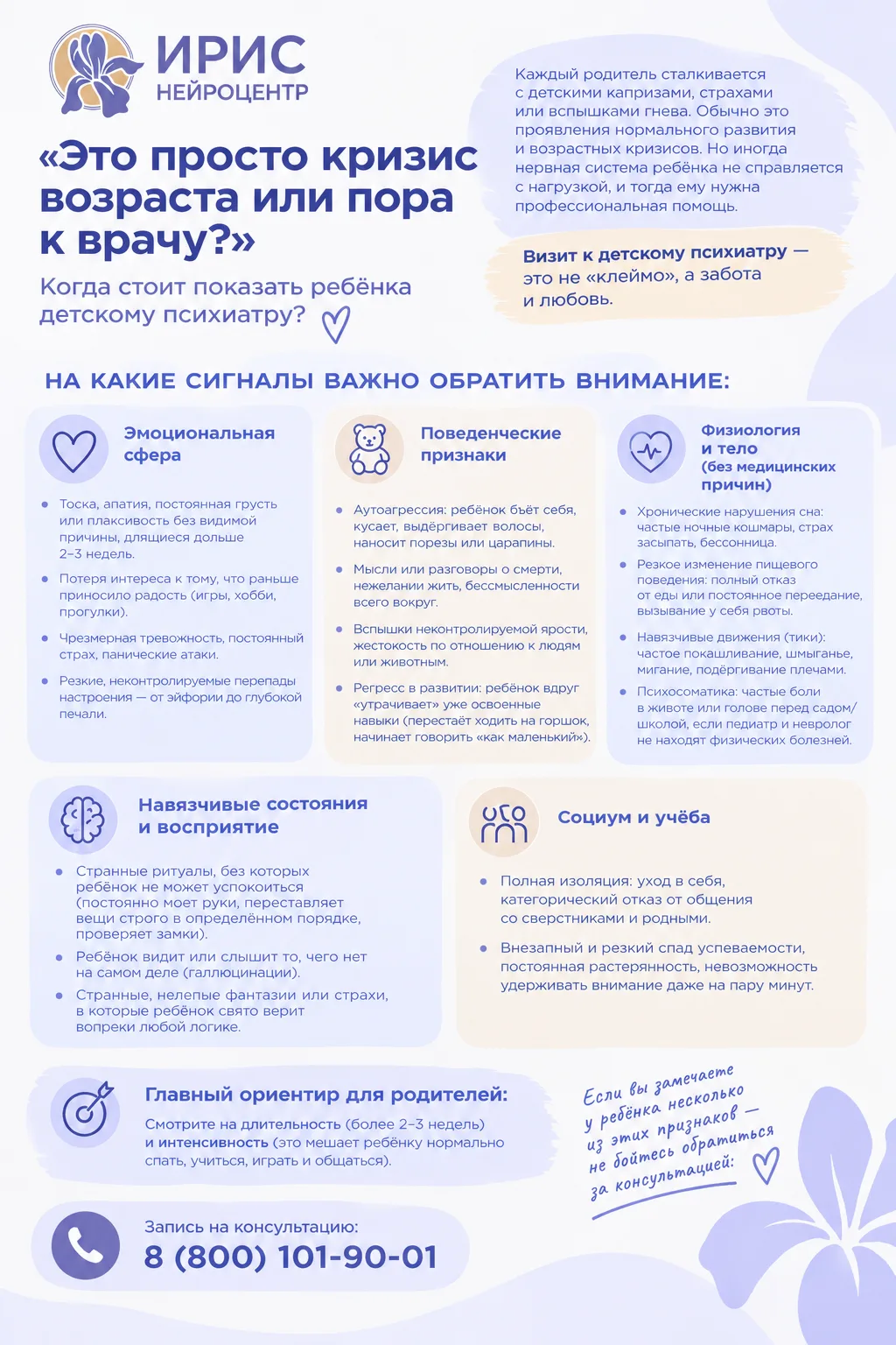 «Это просто кризис возраста или пора к врачу?» — когда стоит показать ребёнка детскому ...