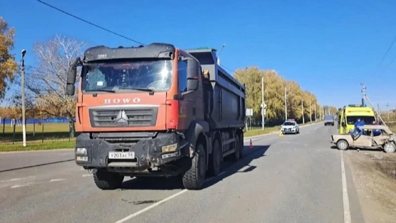 В Кочкуровском районе столкнулись ВАЗ-2106 и самосвал