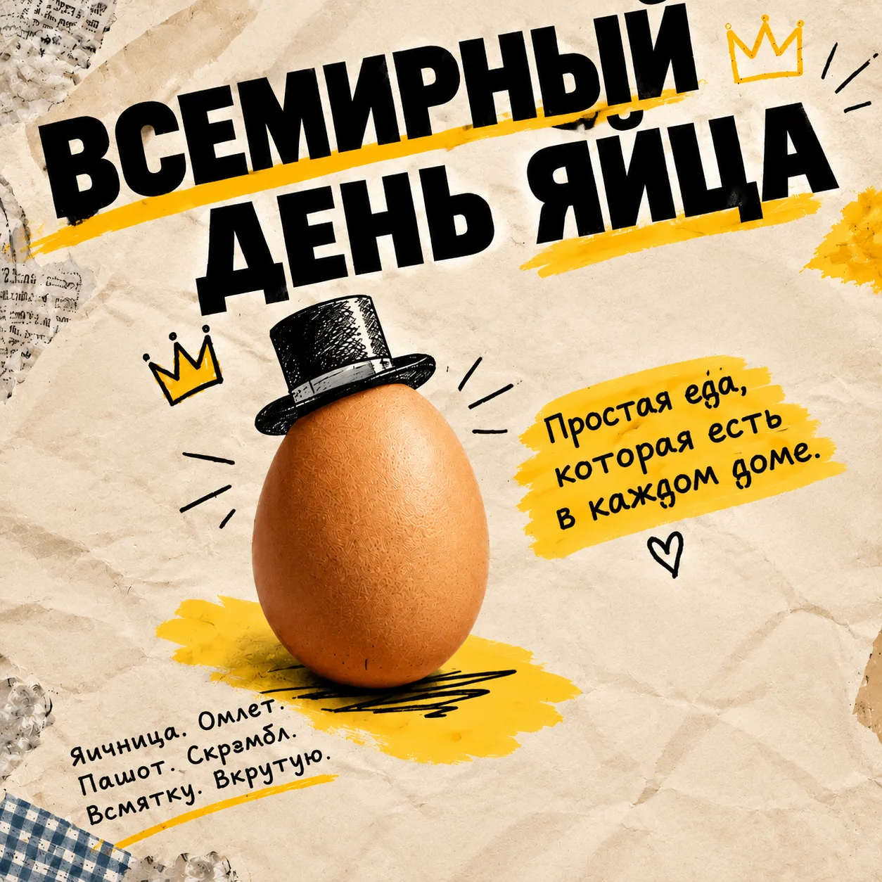 🥚 Яйцо — маленькая вселенная на тарелке