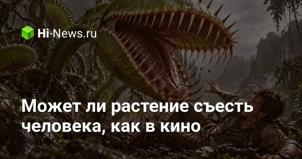 Хищные растения и люди: что на самом деле происходит на болотах и в кино