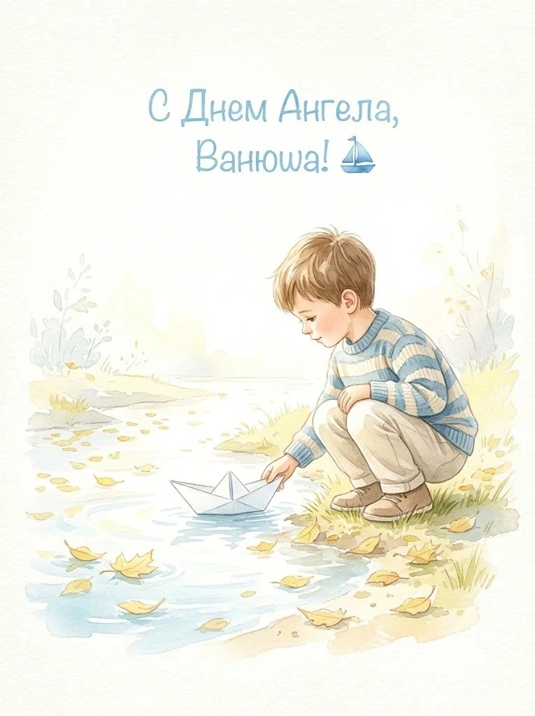 С Днём Ангела, Ванюша! Пусть твой небесный покровитель всегда будет рядом, оберегая теб...
