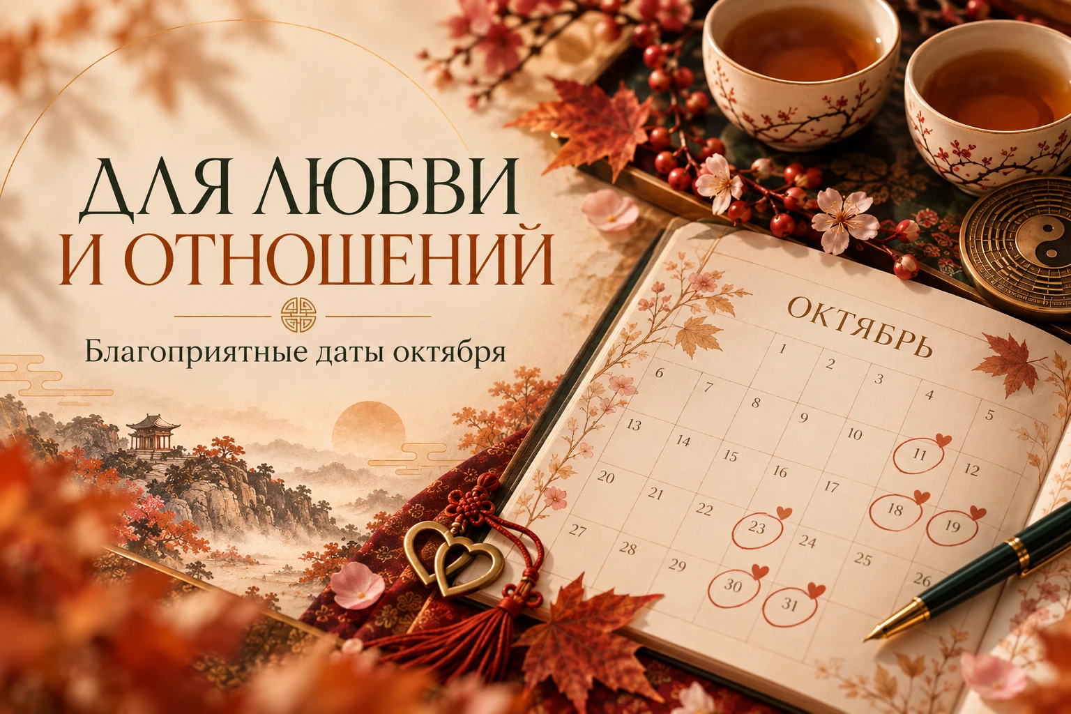 ❤️ БЛАГОПРИЯТНЫЕ ДАТЫ ОКТЯБРЯ ДЛЯ ОТНОШЕНИЙ