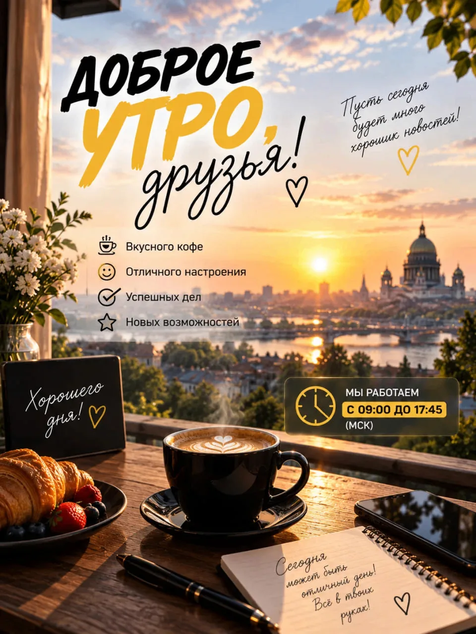 Доброе утро, друзья!