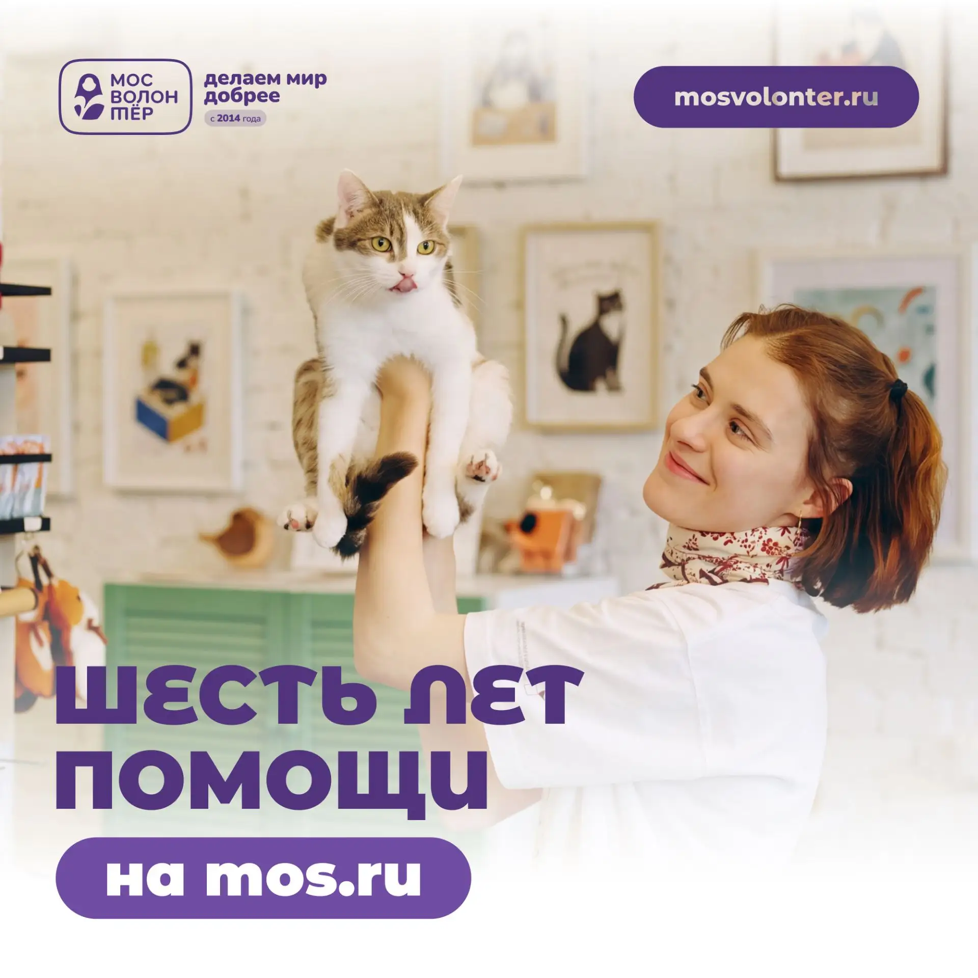 Благотворительному сервису на mos.ru — 6 лет 🎉