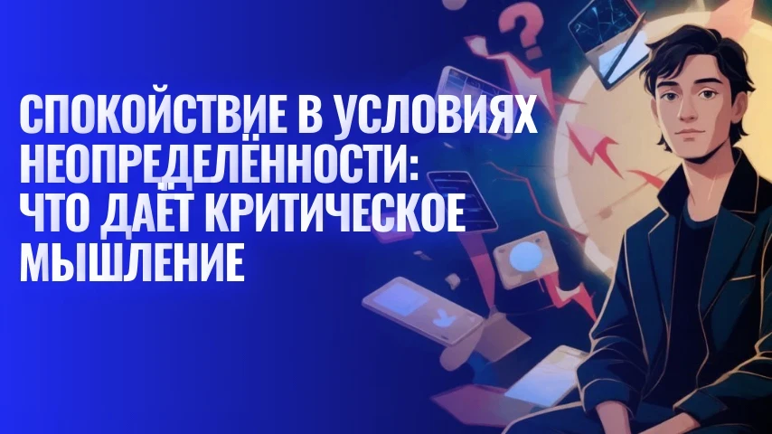 Спокойствие в условиях неопределённости: что даёт критическое мышление