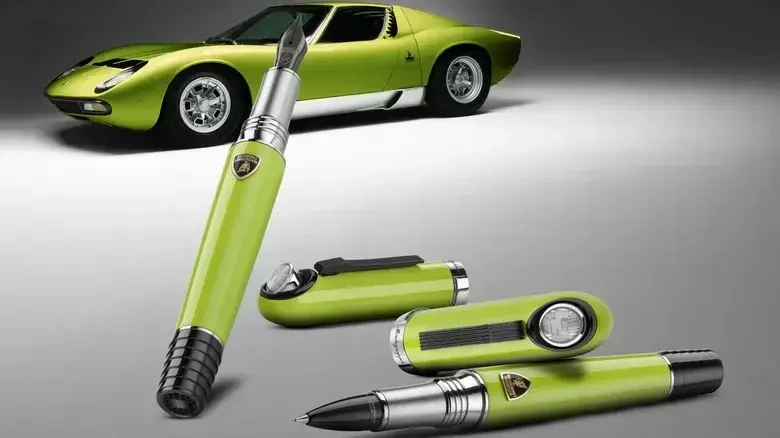 Montegrappa выпустила золотую ручку в стиле Lamborghini Miura за $10 тысяч