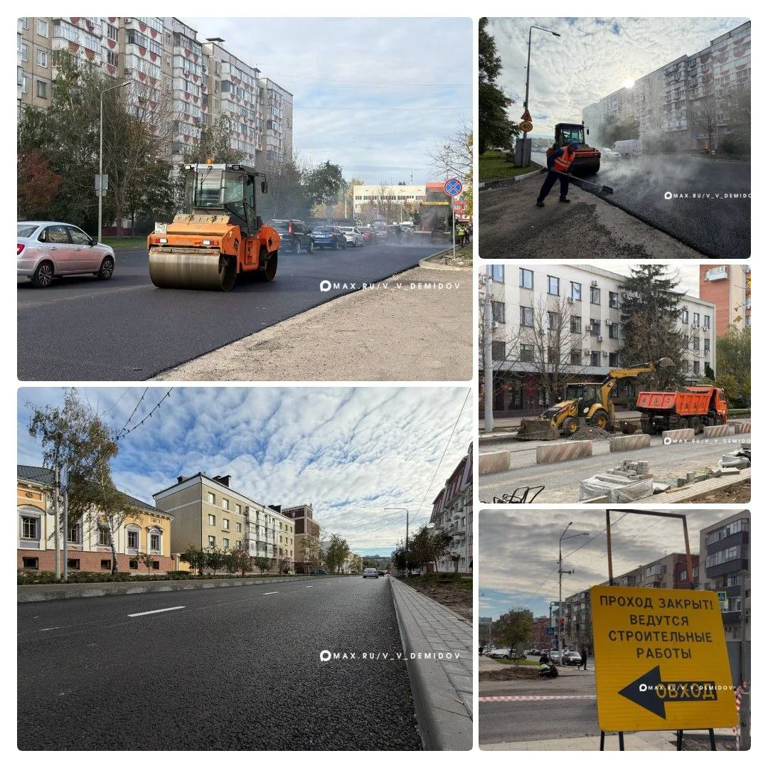 🚜 🛠 До конца года в Белгороде отремонтируют ещё примерно 10 километров дорог.