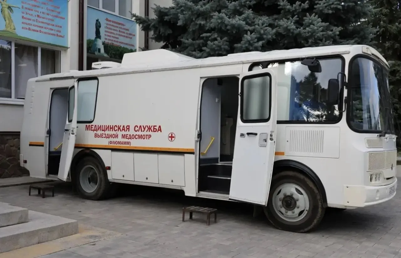 «Поезд здоровья» сегодня работает в поселке Кавказский с целью профилактики онкологичес...