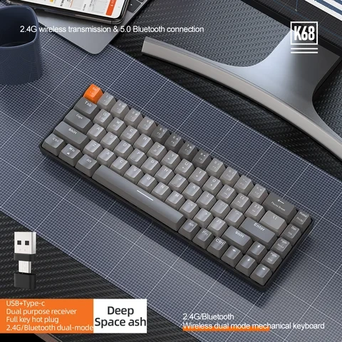 Беспроводная механическая клавиатура Ziyoulang K68