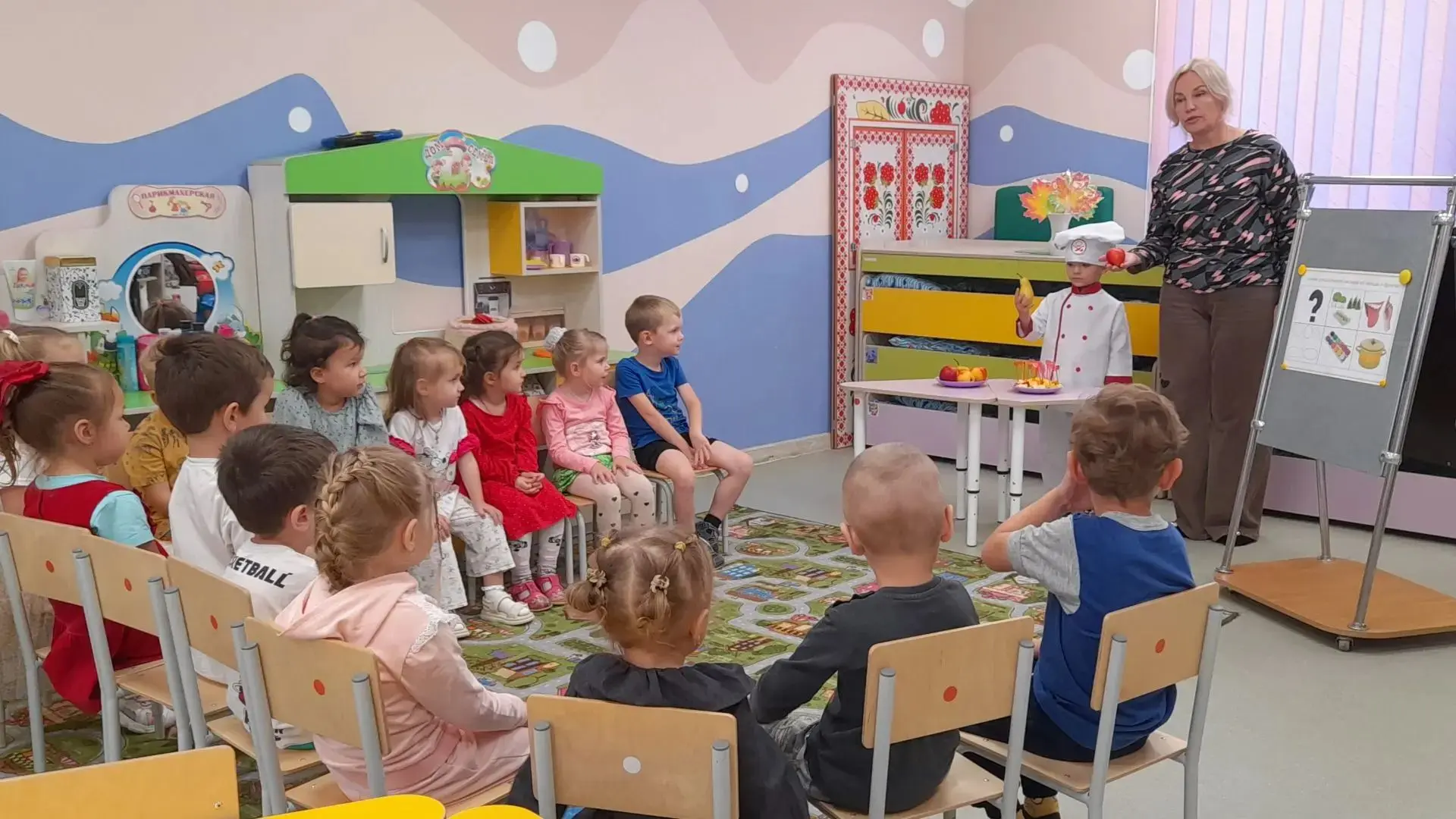 В группе «Почемучки»👫👫👫 побывал добрый 👨‍🍳 Поваренок. Он пришел не с пустыми рукам...
