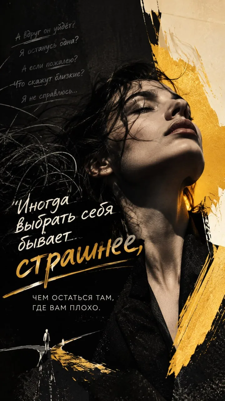 Почему выбрать себя бывает страшнее, чем остаться там, где вам плохо