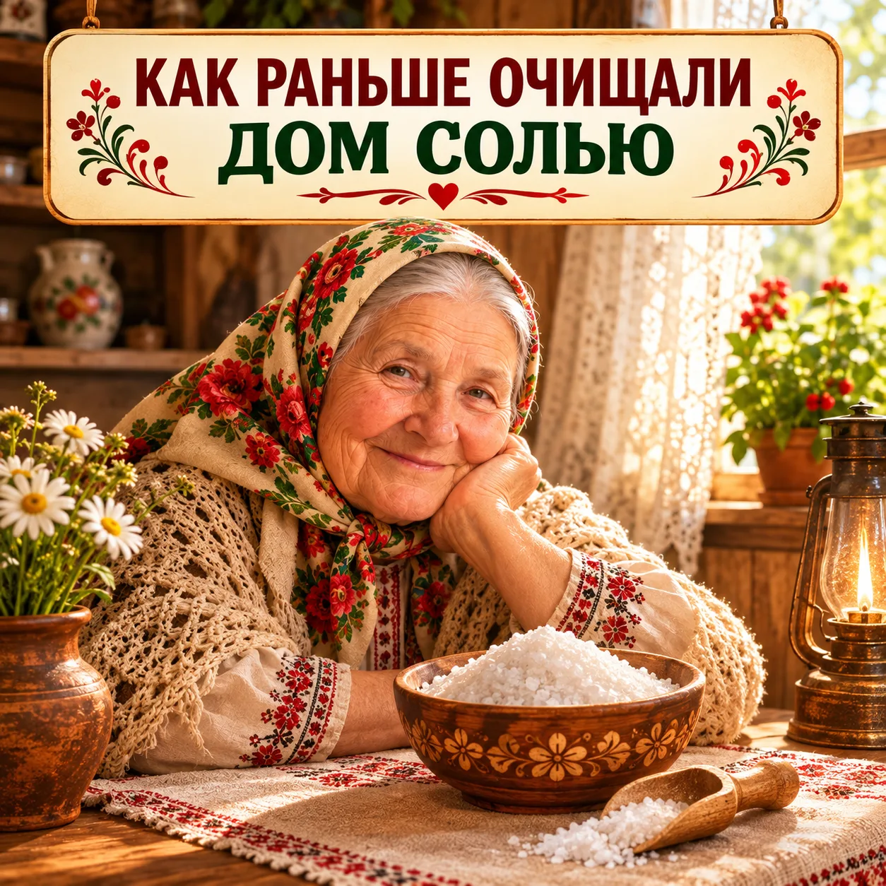 🧂 Как раньше солью «обновляли» дом