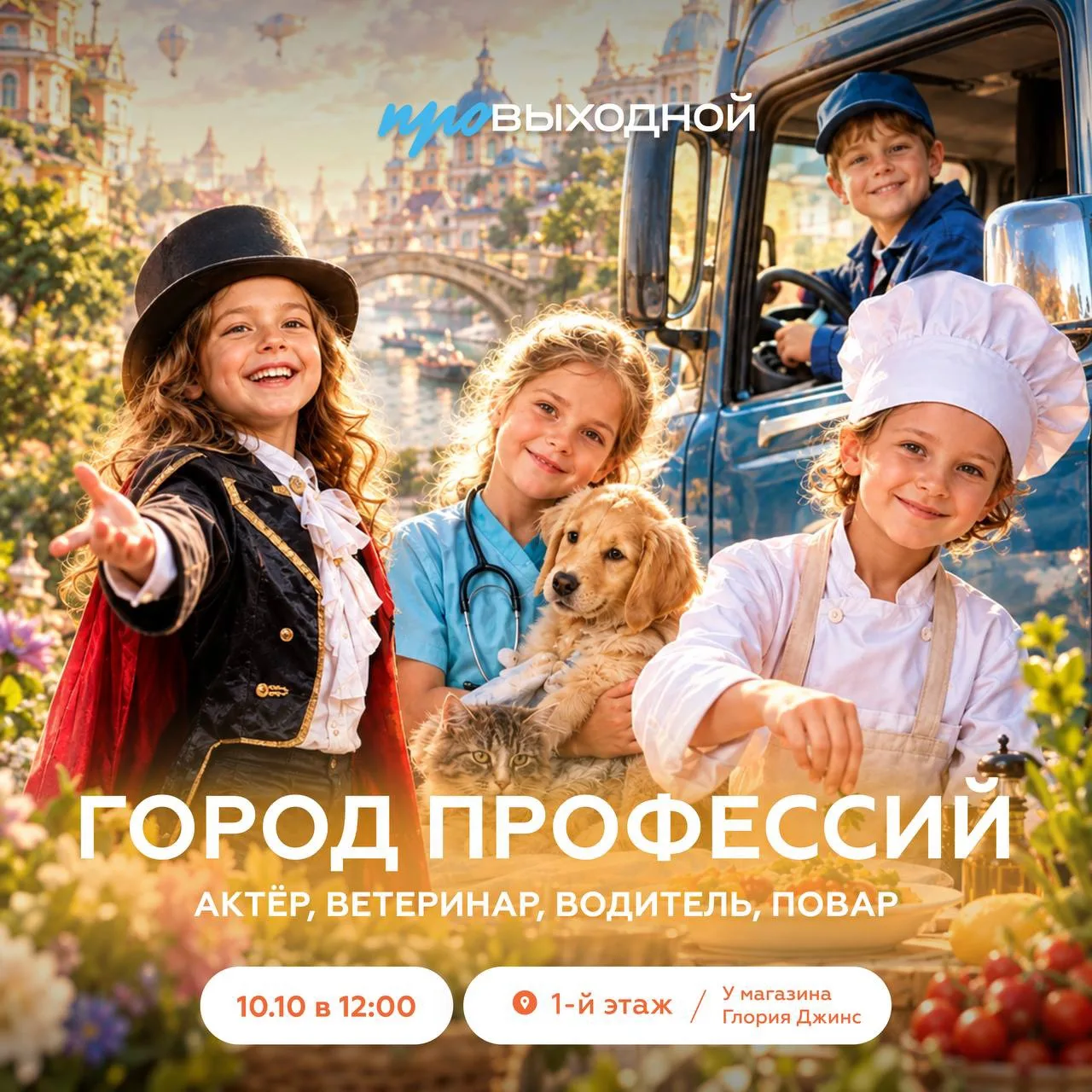 🧑🏼‍⚕️ Город профессий в ТРК «ПРОВЫХОДНОЙ»!