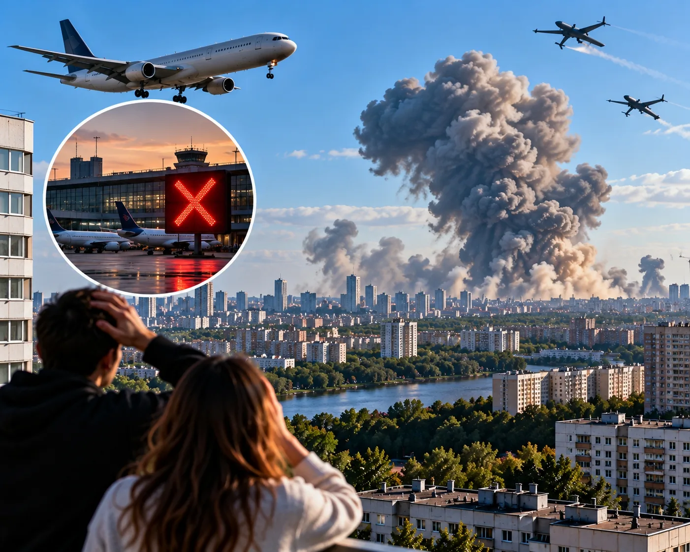 ⚡️В нескольких районах Москвы слышали взрывы. Громкие звуки слышали в Капотне, Кузьминк...