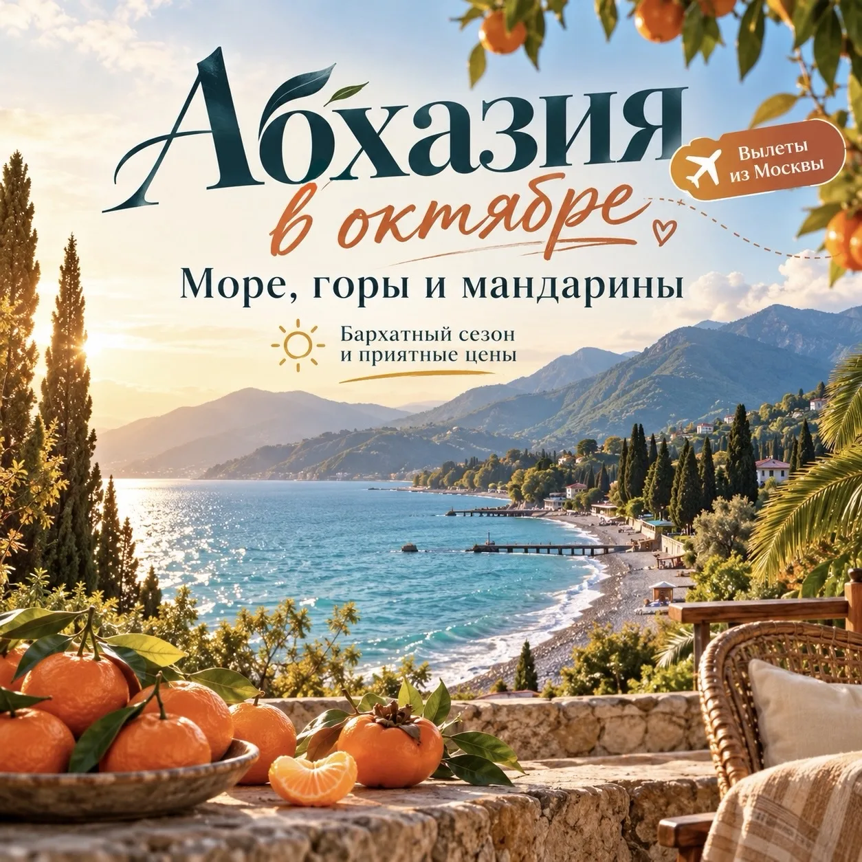 🍊 АБХАЗИЯ, ТЫ ЧТО, ЗАБЫЛА, ЧТО УЖЕ ОКТЯБРЬ?! 😂🌴