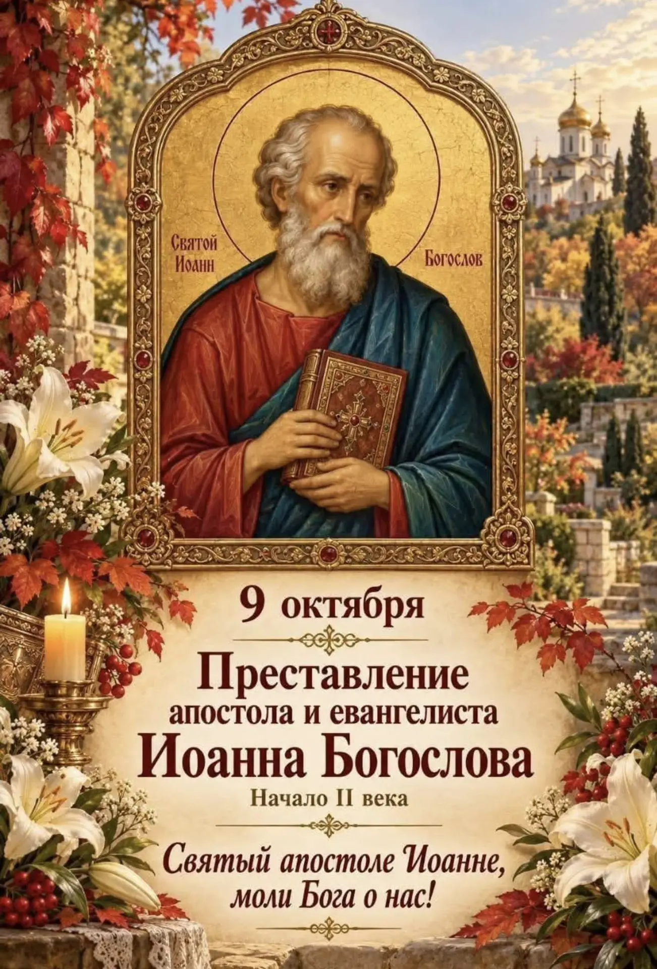 🍁9 октября - Иван Богослов