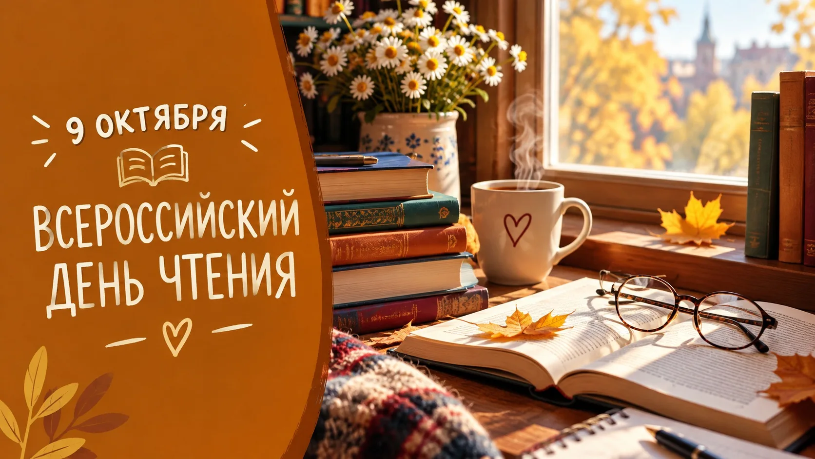 Со Всероссийским днём чтения! 📖