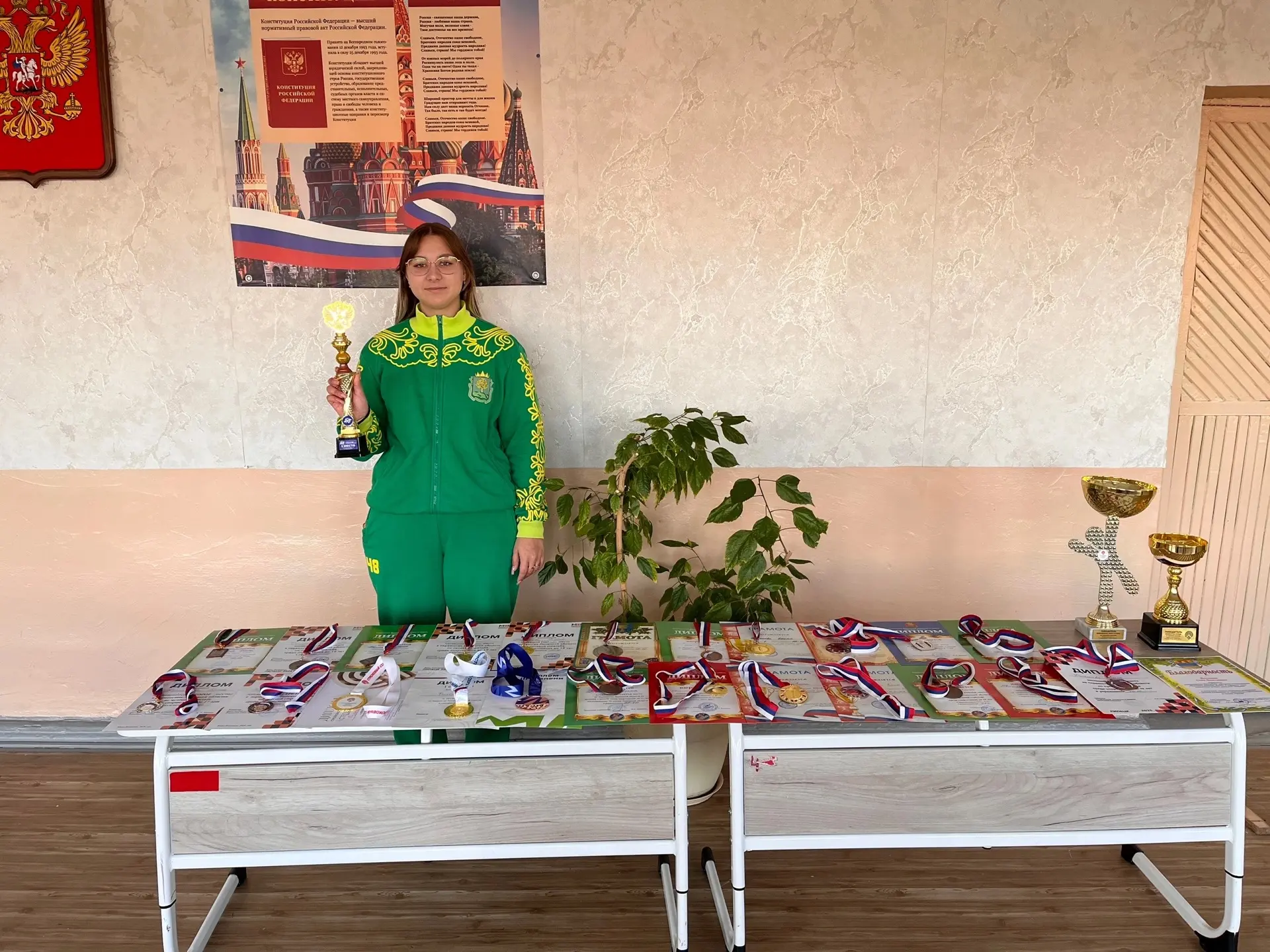 В рамках «Единой недели ГТО» в Воробьевском филиале прошла «Зарядка с чемпионом», котор...