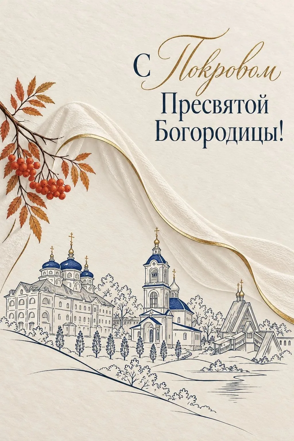 Дорогие подписчики, поздравляем с праздником Покрова Пресвятой Богородицы - престольным...