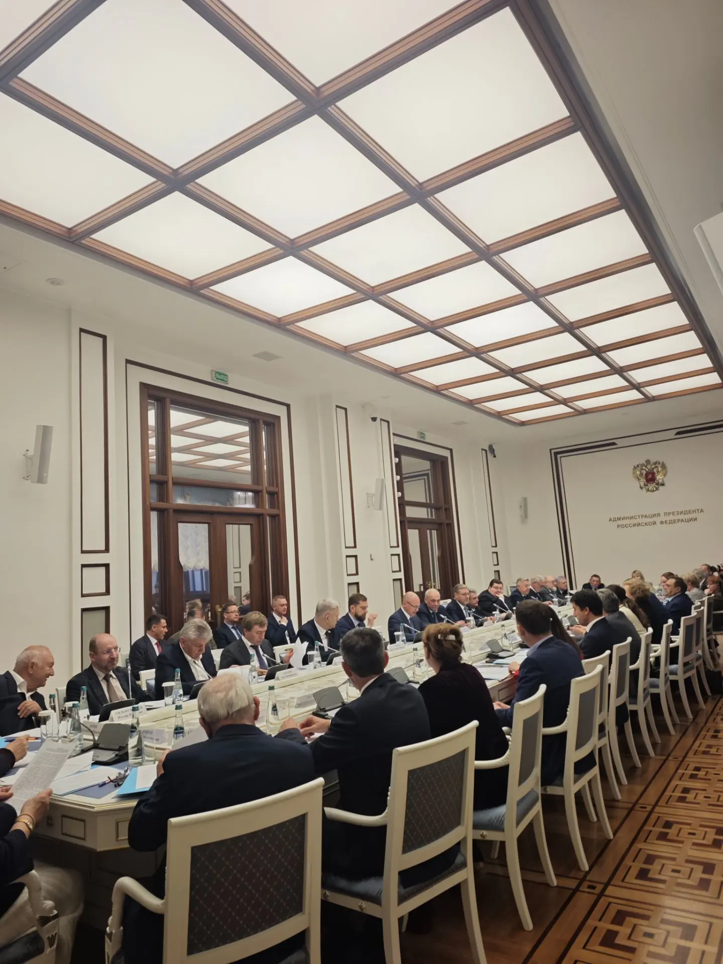 Принимаю участие в заседании Совета при Президенте РФ по межнациональным отношениям