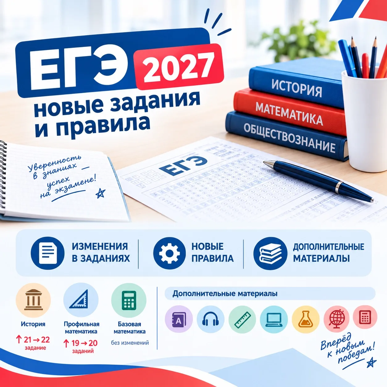 📚 ЕГЭ — 2027: новые задания и правила